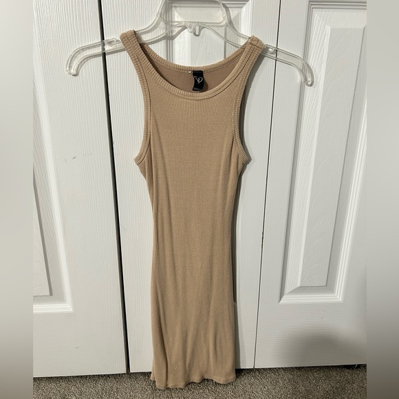 Windsor Ribbed Knit Crew Neck Bodycon Mini Dress - Picture 2 of 6